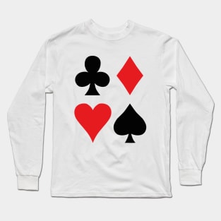 The Four French Suits Long Sleeve T-Shirt